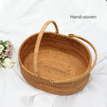 Picnic basket丨Rattan Weaving Outdoor Food Storage Baskets