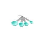 Measuring Cups and Spoons Set丨Stackable Plastic Kitchen Measuring Set with Stainless Steel Handle