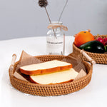 Basket Rattan | Breakfast Bread Fruit Snacks Rattan Basket