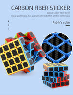 Rubik's cube丨Carbon fiber Cube Puzzle Toys