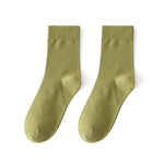 Women's Socks丨5 Pairs Mixed Color Cotton Socks