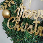 Leaf Artificial Wreath丨12 Inch Hanging Garland Christmas Front Door Decor