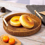 Basket Rattan | Breakfast Bread Fruit Snacks Rattan Basket