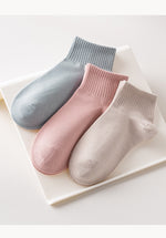 Women's Socks丨5 Pairs Mixed Color Cotton Socks