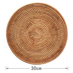 Rattan Cup mat丨Handmade Table Placemat