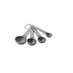 Measuring Cups and Spoons Set丨Stackable Plastic Kitchen Measuring Set with Stainless Steel Handle