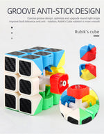 Rubik's cube丨Carbon fiber Cube Puzzle Toys