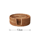 Rattan Cup mat丨Handmade Table Placemat