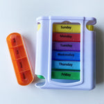 Weekly Pill Planners丨Portable Drawer type 28 grids Daily Pill Organizer