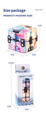 Infinity Rubik's Cube丨 Corlorful Fidget Cube Puzzle Toys