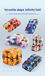 Infinity Rubik's Cube丨 Corlorful Fidget Cube Puzzle Toys