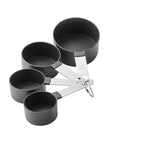 Measuring Cups and Spoons Set丨Stackable Plastic Kitchen Measuring Set with Stainless Steel Handle