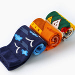 Unisex Socks丨5 Pairs Oil Painting Pattern Cotton Socks