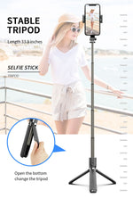 L08 Selfie Stick丨3 in 1 Handheld Stabilizer Tripod with Remote Holder