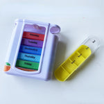 Weekly Pill Planners丨Portable Drawer type 28 grids Daily Pill Organizer