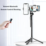 A61＆A62 Selfie Stick丨Hand-held Stabilizer Bluetooth Double Clamp Live Broadcast Support